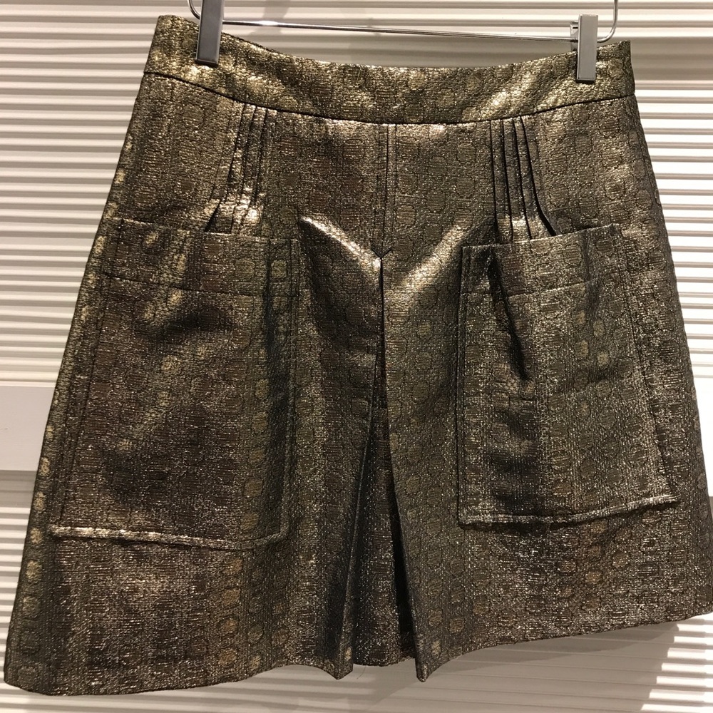 See by Chloe Bronze -Gold A line skirt sz 4/6